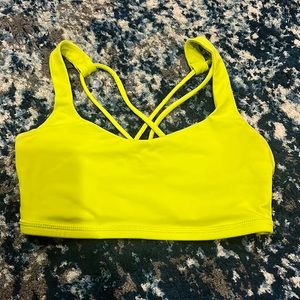 Lulu lemon lime green sports bra